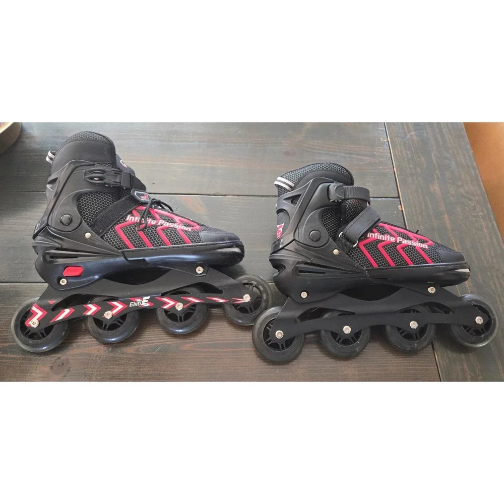 Adjustable Inline Skates Adult XL 9-11.5 Eliti Infinite Passion